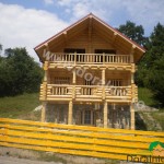 cabana din lemn rotund stelian 5